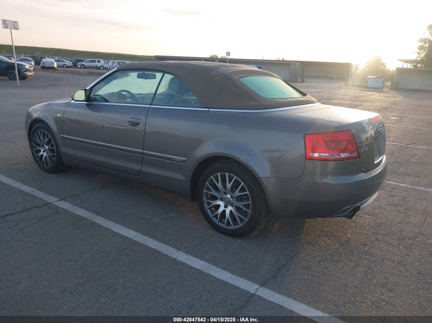 2009 AUDI A4 VIN: WAUAF48H79K003397