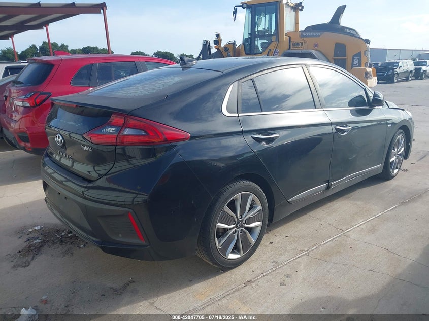 Vin: kmhc05lc8ju098183, lot: 42539286, hyundai ioniq hybrid limited 20184