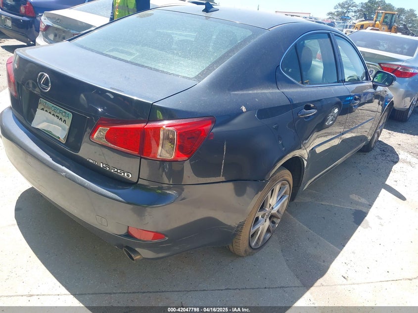 2011 LEXUS IS 250 VIN: JTHCF5C24B5047364