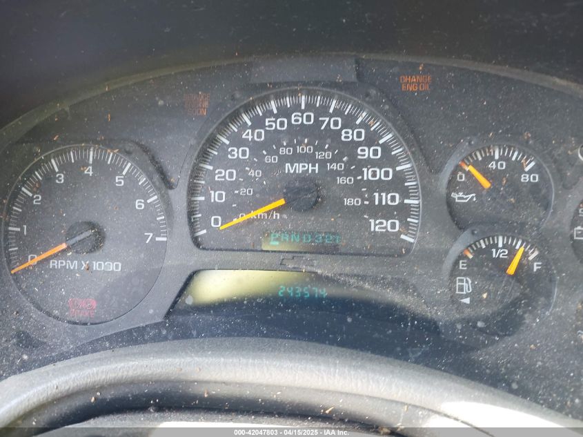 2002 Chevrolet Trailblazer Ls VIN: 1GNDS13S522398531 Lot: 42047803