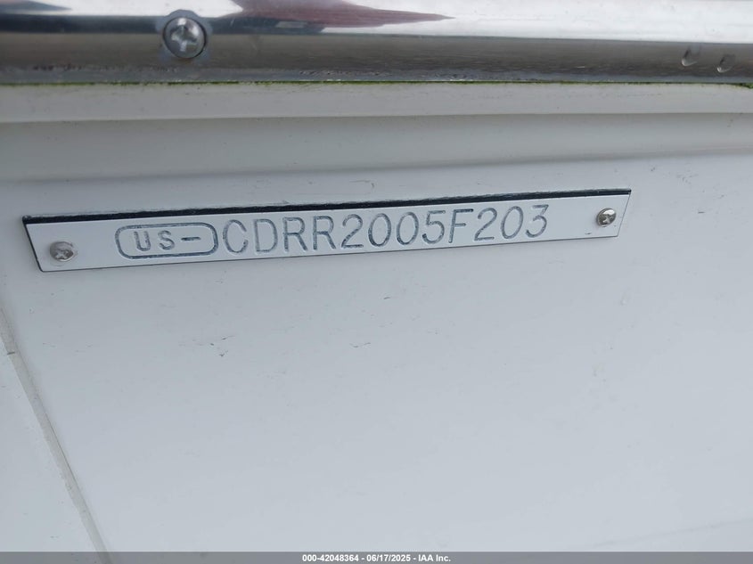 2003 Carver Yacht VIN: CDRR2005F203 Lot: 42048364