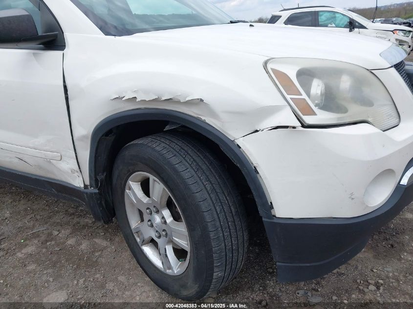 2012 GMC Acadia Sl VIN: 1GKKRNED2CJ386706 Lot: 42048383