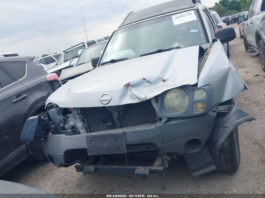 2002 Nissan Xterra Xe VIN: 5N1ED28T92C605247 Lot: 42048526