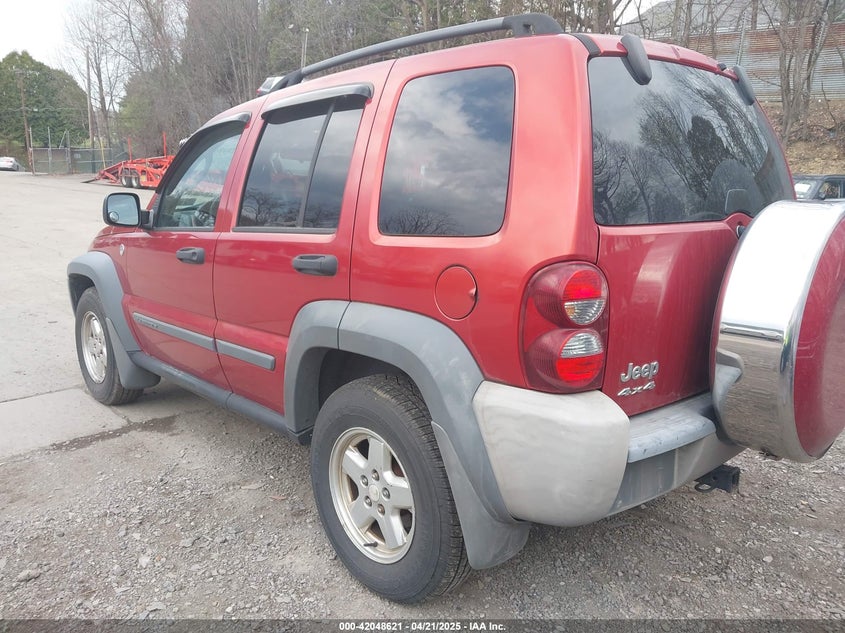 2006 JEEP LIBERTY VIN: 1J4GL48KX6W137241