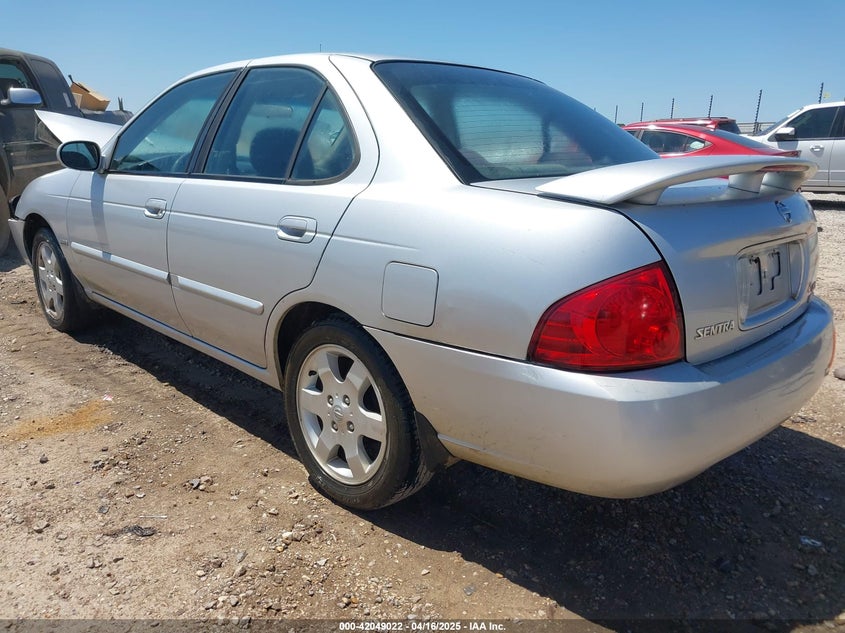2006 NISSAN SENTRA VIN: 3N1CB51D66L616693