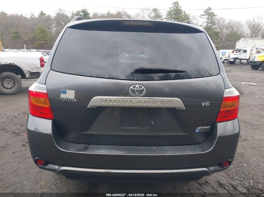 2008 Toyota Highlander VIN: JTEES41A082084864 Lot: 42049327