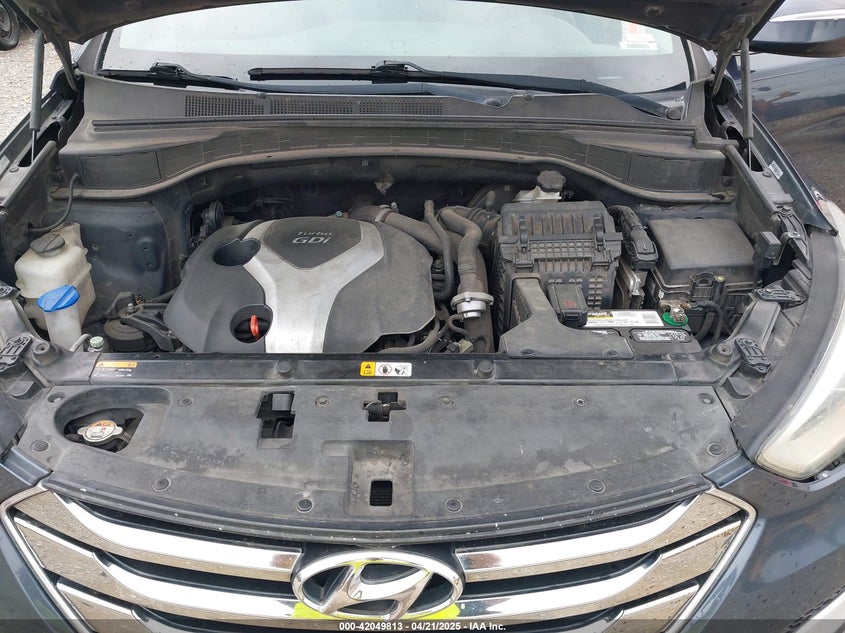 2013 HYUNDAI SANTA FE VIN: 5XYZW3LA5DG089737
