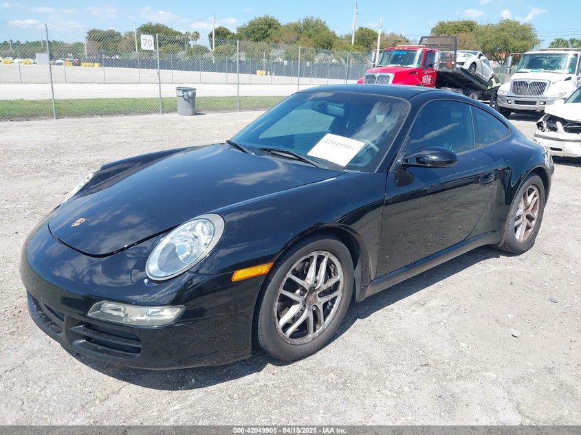 2006 Porsche 911 Carrera/Carrera 4 black coupe gasoline WP0AA299X6S715220 photo #3