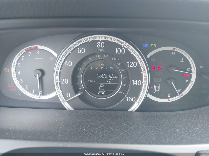 2013 HONDA ACCORD VIN: 1HGCR2F31DA024471