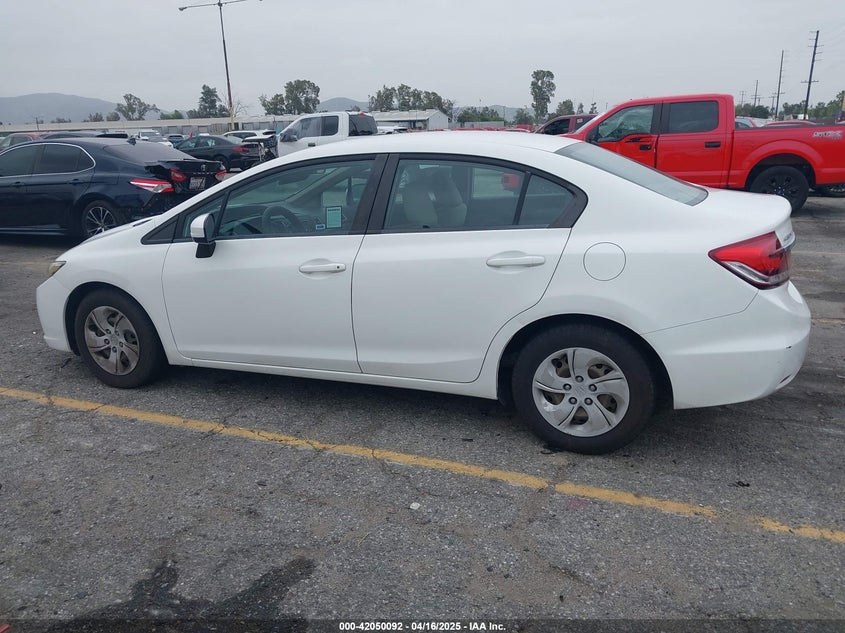 2014 HONDA CIVIC VIN: 19XFB2F52EE268744