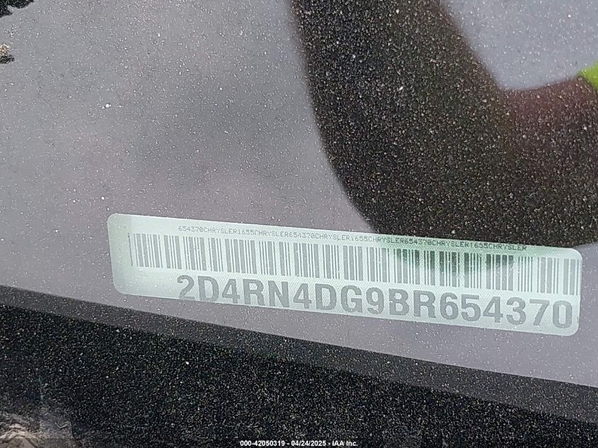 2011 Dodge Grand Caravan Mainstreet VIN: 2D4RN3DG6BR711876 Lot: 42050319