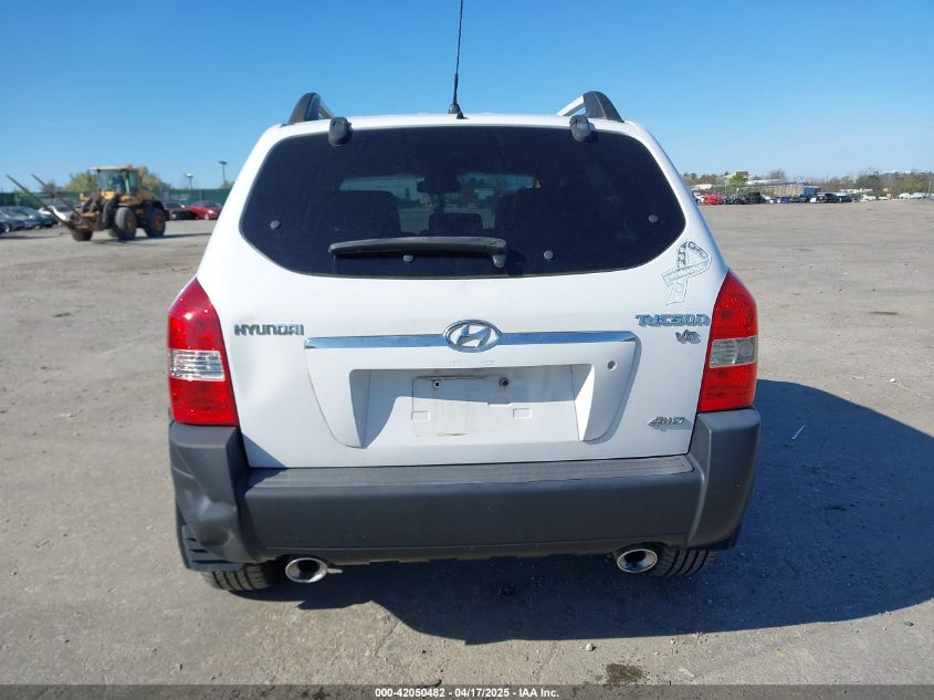 2006 Hyundai Tucson Gls/Limited VIN: KM8JN72D76U389540 Lot: 42050482