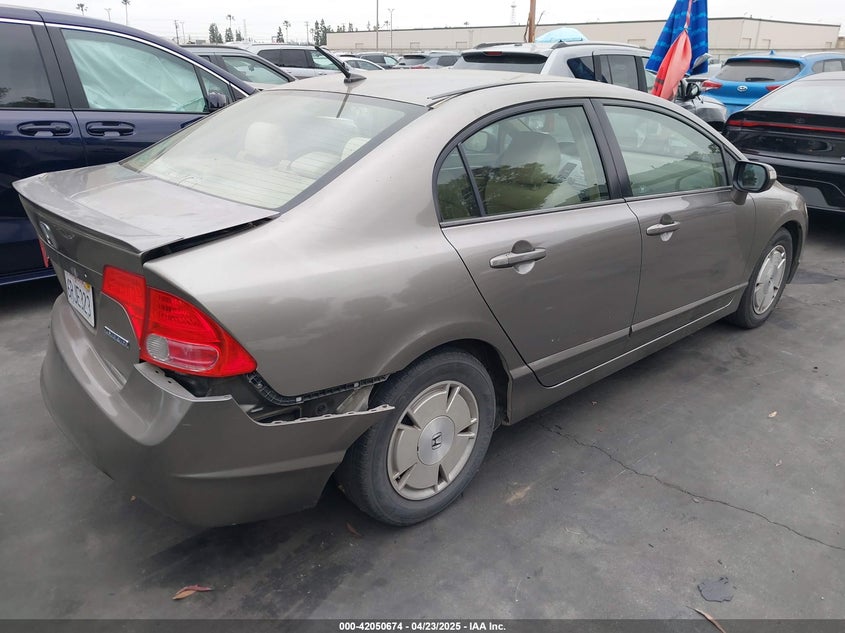 2007 HONDA CIVIC HYBRID VIN: JHMFA36297S001050