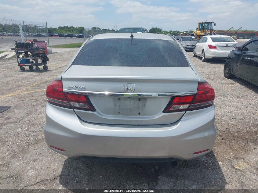 2015 HONDA CIVIC VIN: 19XFB2F83FE116399