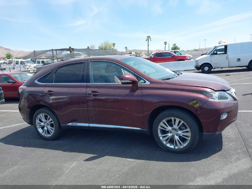2013 Lexus Rx 450H VIN: JTJZB1BA1D2006927 Lot: 42051023