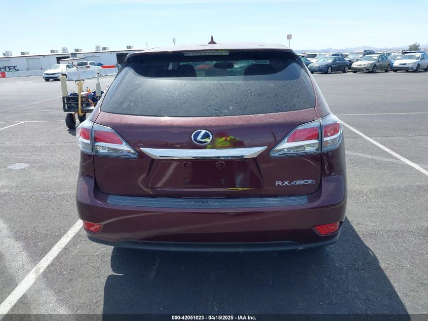 2013 Lexus Rx 450H VIN: JTJZB1BA1D2006927 Lot: 42051023