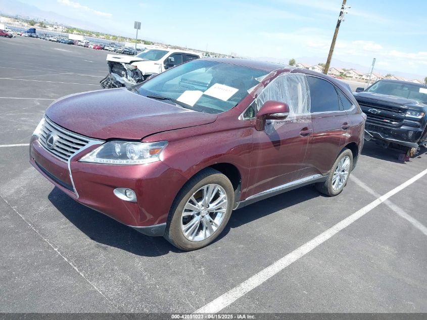 2013 Lexus Rx 450H VIN: JTJZB1BA1D2006927 Lot: 42051023