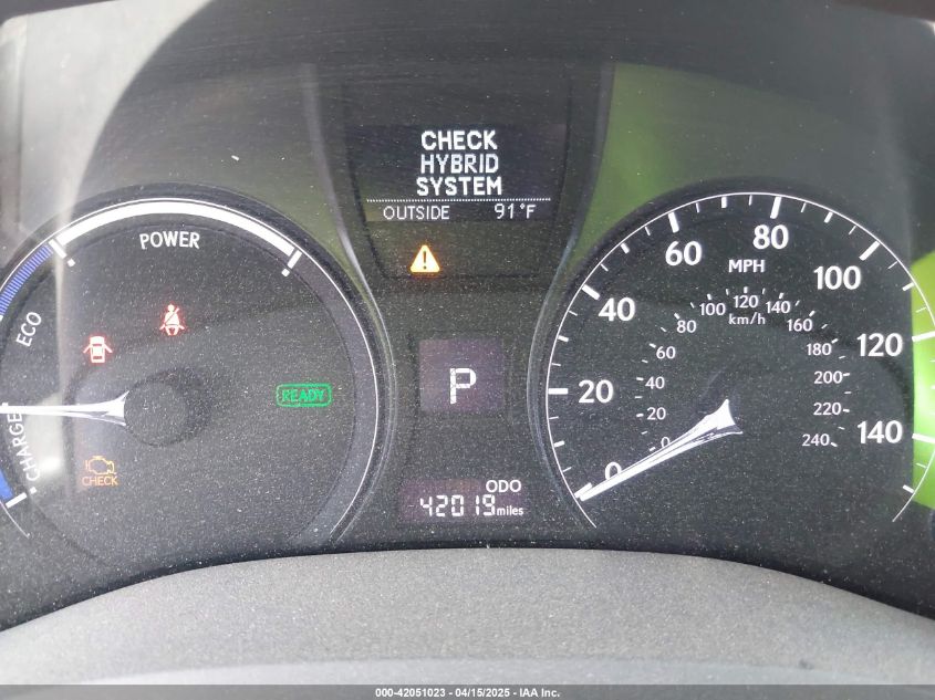 2013 Lexus Rx 450H VIN: JTJZB1BA1D2006927 Lot: 42051023