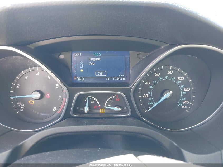 2014 FORD FOCUS VIN: 1FADP3F21EL276965