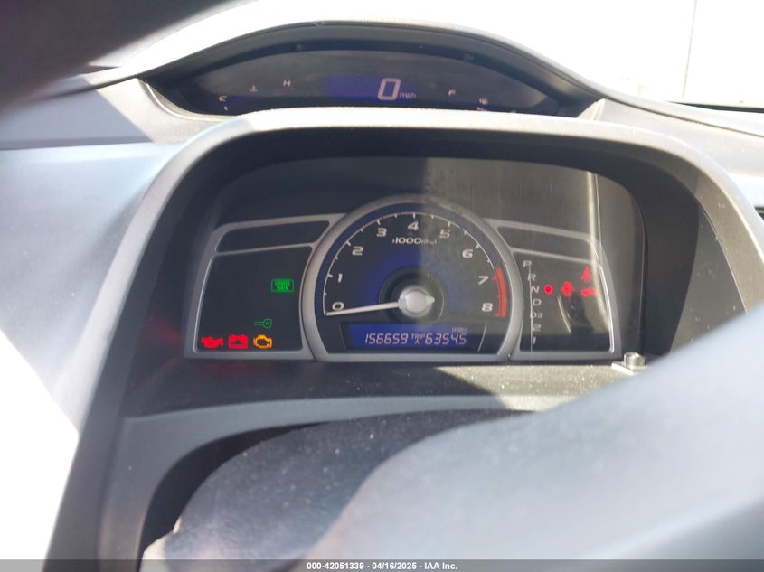 2008 HONDA CIVIC VIN: 2HGFG12858H580000