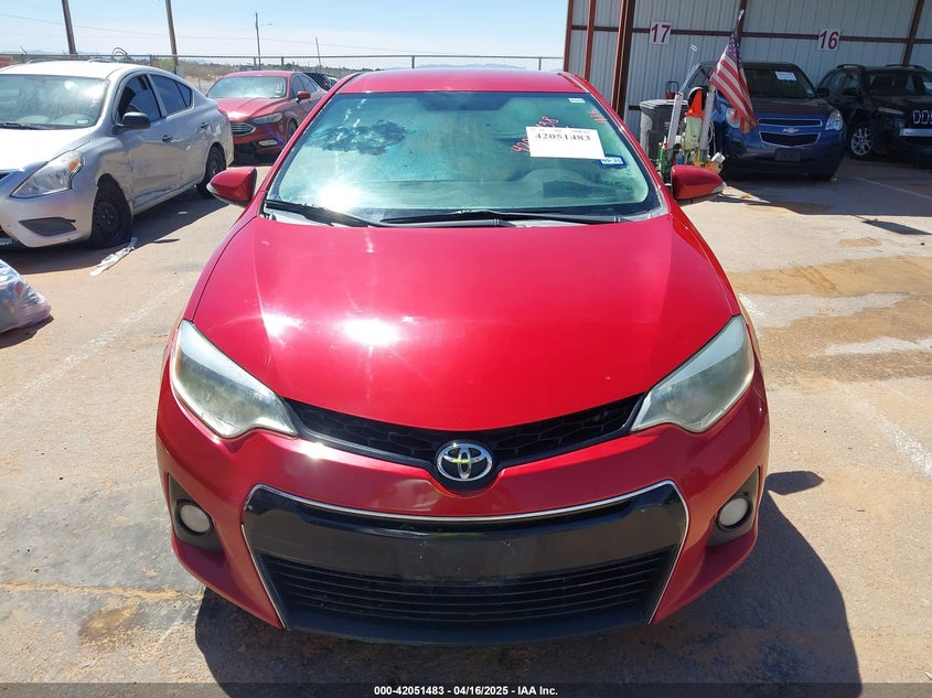 2015 TOYOTA COROLLA VIN: 2T1BURHE3FC243429
