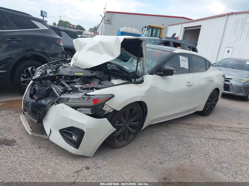 Vin: 1n4aa6ev3pc505084, lot: 42543457, nissan maxima sr xtronic cvt 20232