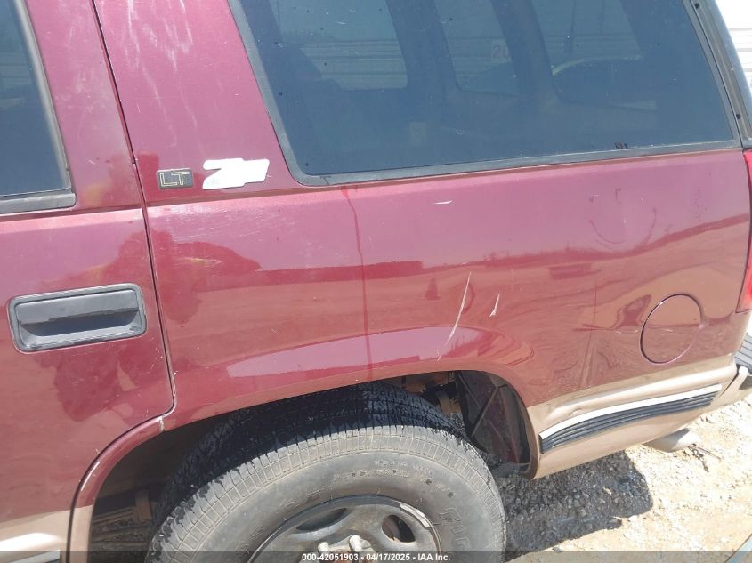 1995 Chevrolet Tahoe K1500 VIN: 1GNEK13K9SJ455114 Lot: 42051903