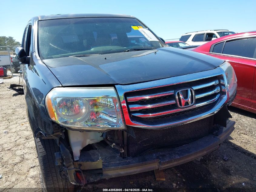 2012 Honda Pilot Ex-L VIN: 5FNYF3H57CB025356 Lot: 42052005