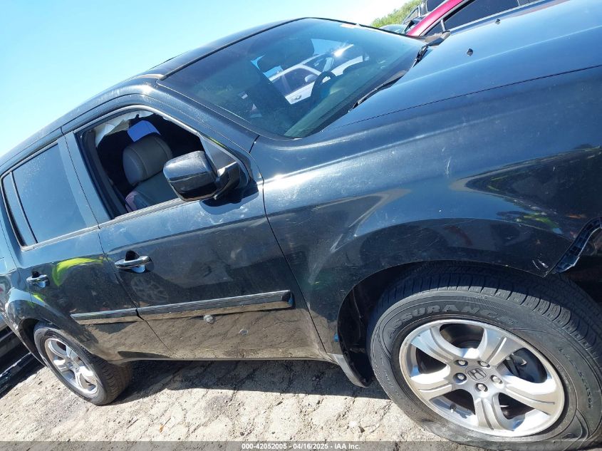 2012 Honda Pilot Ex-L VIN: 5FNYF3H57CB025356 Lot: 42052005