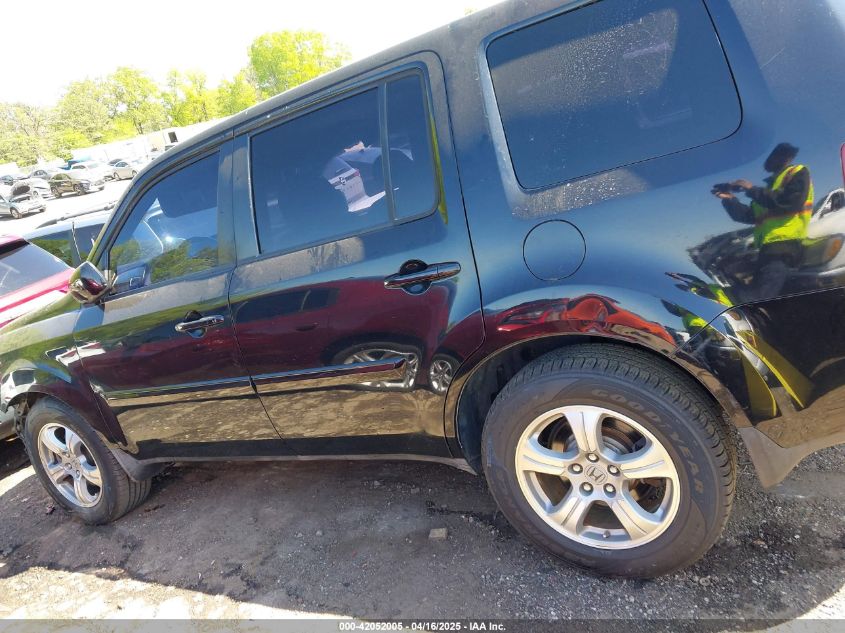 2012 Honda Pilot Ex-L VIN: 5FNYF3H57CB025356 Lot: 42052005