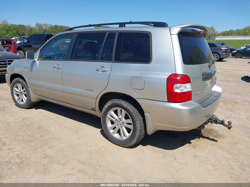 2007 TOYOTA HIGHLANDER VIN: JTEEW21A670044856