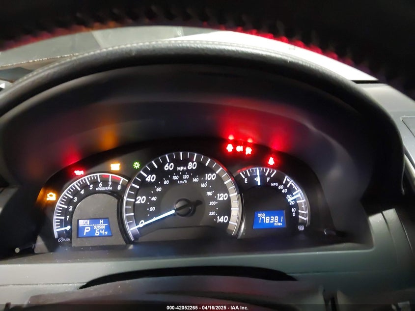 2012 TOYOTA CAMRY VIN: 4T1BF1FK4CU194935