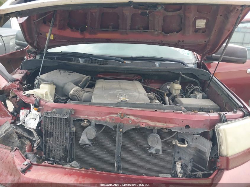 2008 Toyota Tundra Sr5 5.7L V8 VIN: 5TFEV54178X041607 Lot: 42052920