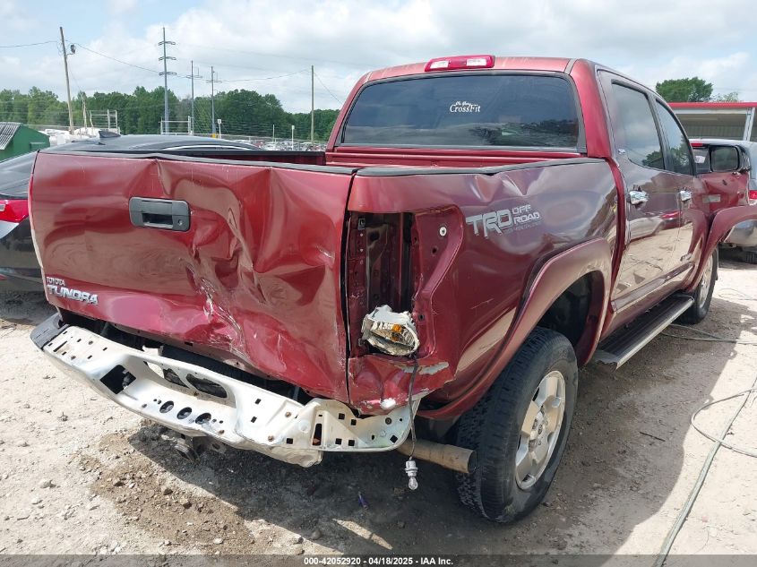 2008 Toyota Tundra Sr5 5.7L V8 VIN: 5TFEV54178X041607 Lot: 42052920
