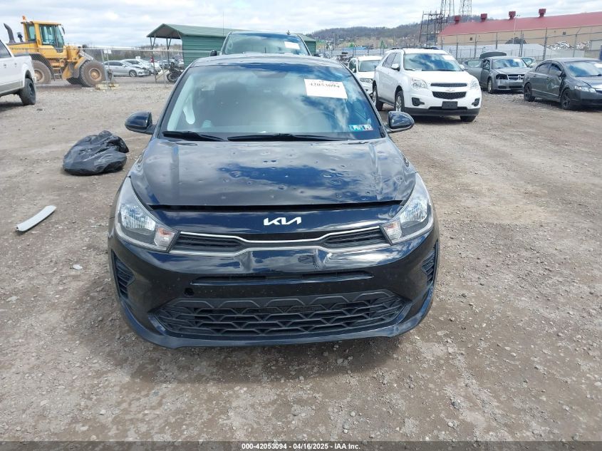 2022 Kia Rio Lx VIN: 3KPA24AD5NE496273 Lot: 42053094