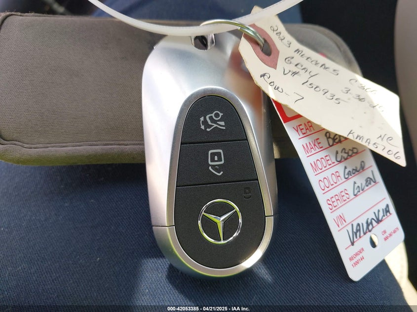 2023 MERCEDES-BENZ C 300 SEDAN - W1KAF4GB6PR150935