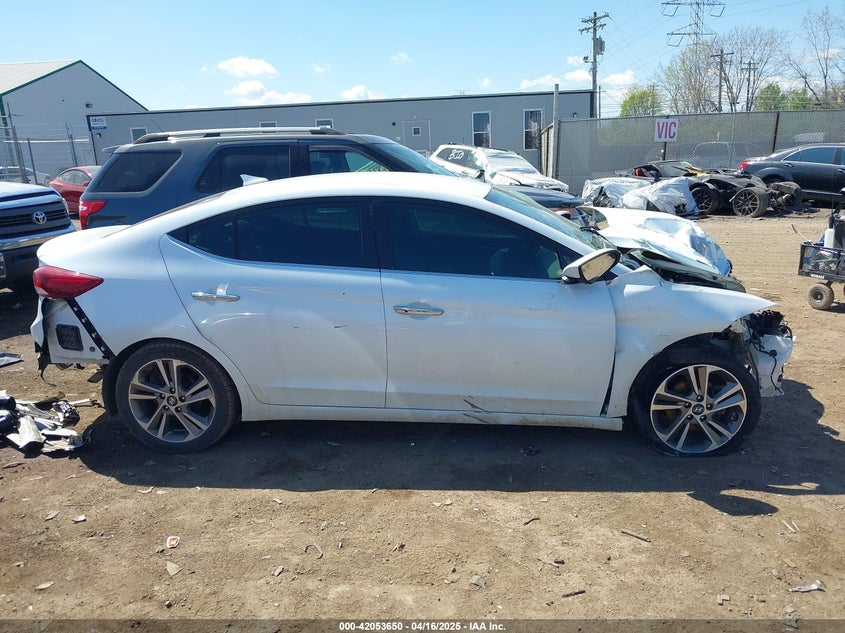 2017 HYUNDAI ELANTRA LIMITED - 5NPD84LF3HH034630