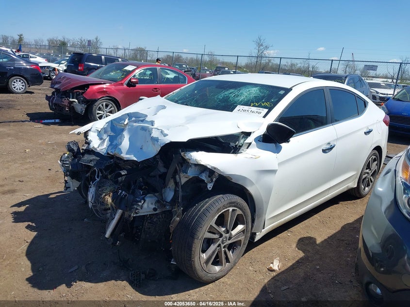 2017 HYUNDAI ELANTRA LIMITED - 5NPD84LF3HH034630