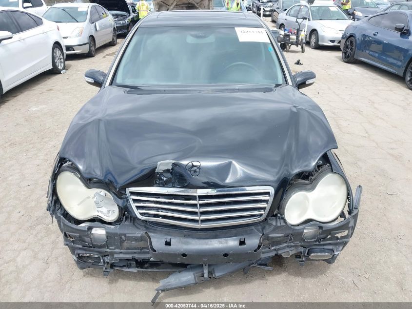 2007 Mercedes-Benz C 230 Sport VIN: WDBRF52H37F916652 Lot: 42053744