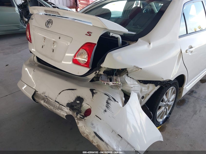 2009 TOYOTA COROLLA VIN: 1NXBU40EX9Z105775