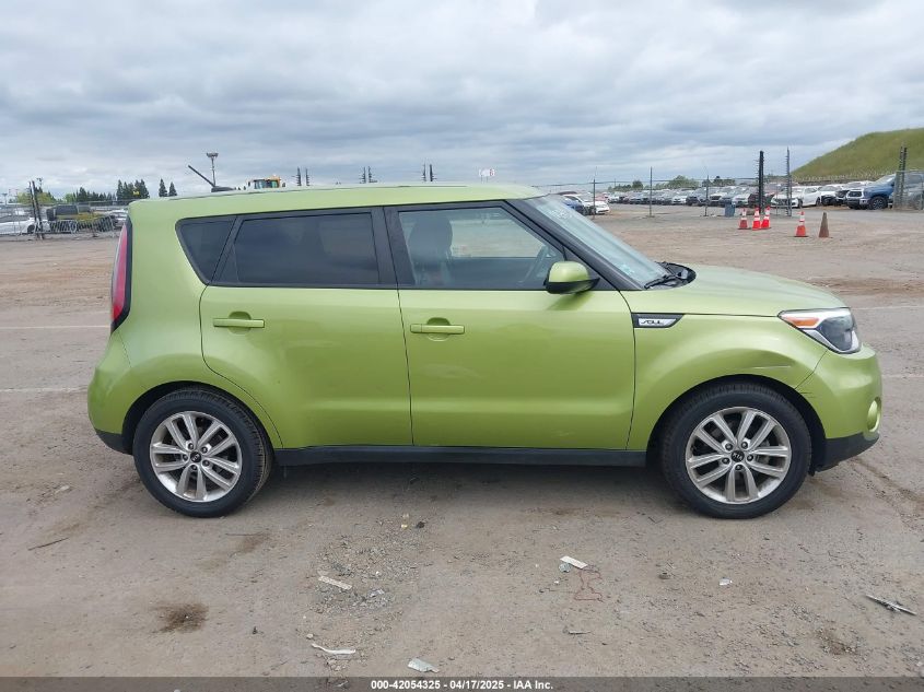 2018 Kia Soul + VIN: KNDJP3A51J7891520 Lot: 42054325