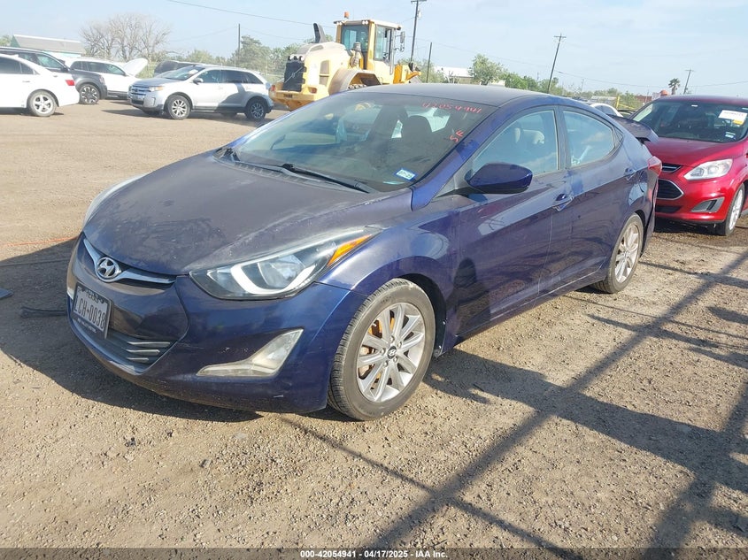 2014 HYUNDAI ELANTRA VIN: 5NPDH4AE2EH514146