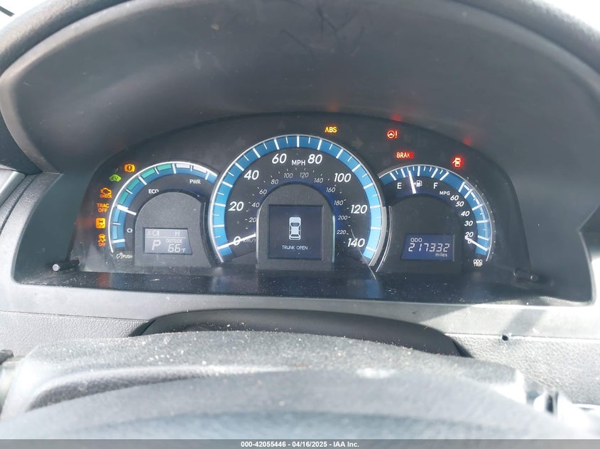 2012 TOYOTA CAMRY HYBRID VIN: 4T1BD1FK7CU054318