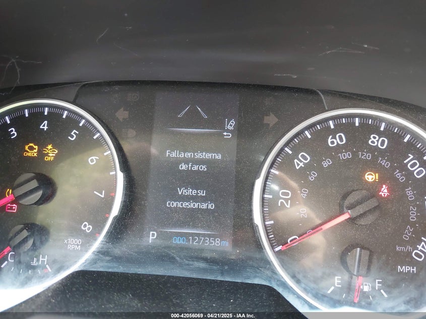 VIN 2T3H1RFVXKW051091 2019 TOYOTA RAV4 LE
