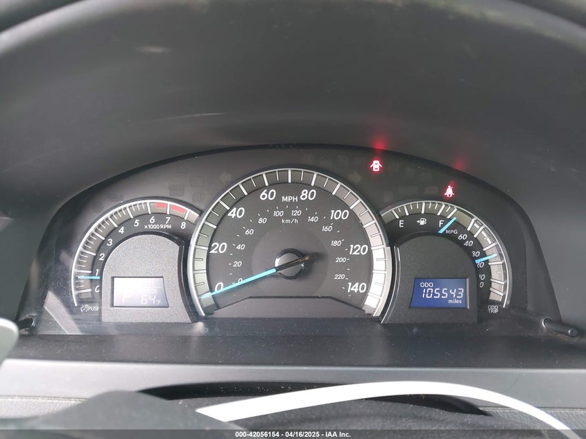 2012 TOYOTA CAMRY VIN: 4T1BF1FK5CU141841