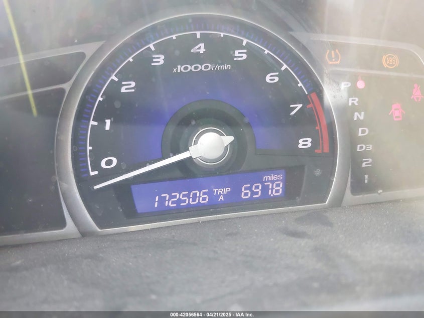 2008 HONDA CIVIC VIN: 1HGFA16568L026274