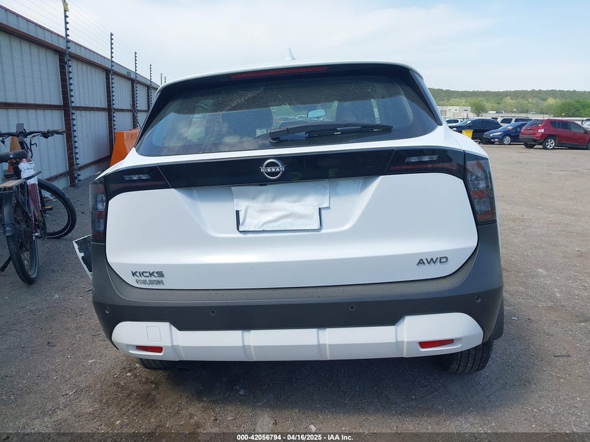2025 Nissan Kicks S Intelligent Awd VIN: 3N8AP6BB2SL329343 Lot: 42056794
