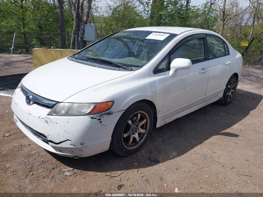 2007 HONDA CIVIC VIN: 1HGFA16597L040104