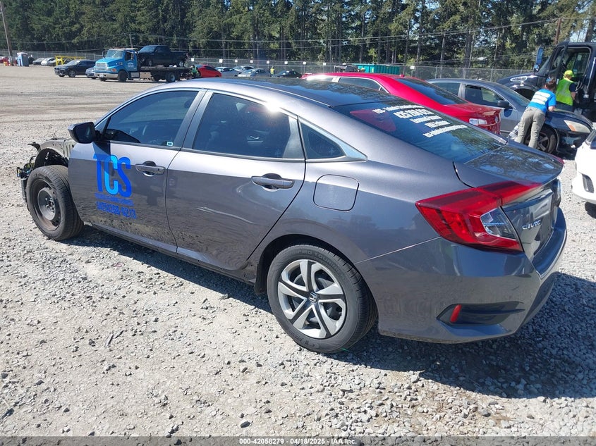 2017 HONDA CIVIC VIN: 2HGFC2F58HH574855