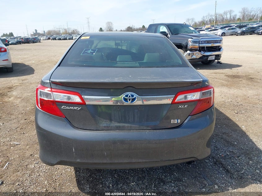 2013 TOYOTA CAMRY HYBRID XLE - 4T1BD1FK2DU070024